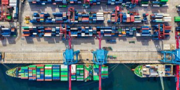 Photo by Tom Fisk from Pexels: https://www.pexels.com/photo/birds-eye-view-photo-of-freight-containers-2226458/