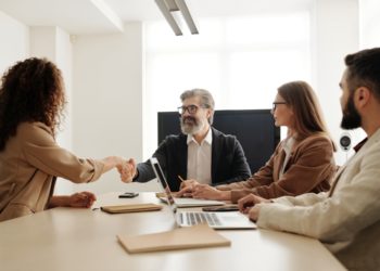 Photo by Edmond Dantès from Pexels: https://www.pexels.com/photo/man-in-black-suit-jacket-sitting-beside-woman-in-brown-long-sleeve-shirt-4344860/