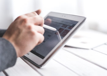Photo by Kaboompics .com from Pexels: https://www.pexels.com/photo/hand-using-stylus-pen-for-touching-the-digital-tablet-screen-6336/