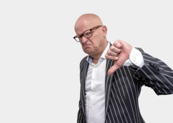 Photo by Mike van Schoonderwalt from Pexels: https://www.pexels.com/photo/a-man-flashing-the-thumbs-down-sign-5511613/
