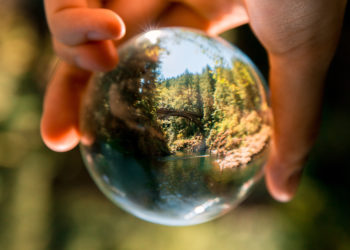 Photo by Arthur Ogleznev from Pexels: https://www.pexels.com/photo/person-holding-clear-glass-ball-1296265/
