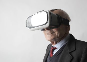 Photo by Andrea Piacquadio from Pexels: https://www.pexels.com/photo/senior-man-using-vr-goggles-in-studio-3831136/