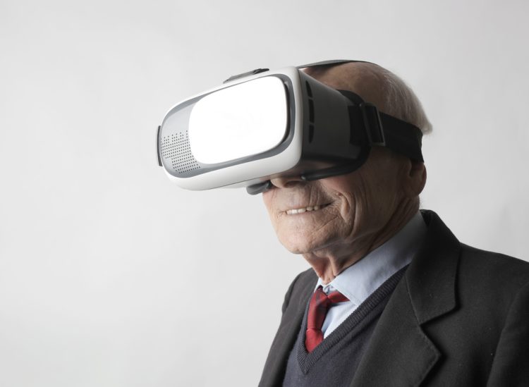 Photo by Andrea Piacquadio from Pexels: https://www.pexels.com/photo/senior-man-using-vr-goggles-in-studio-3831136/