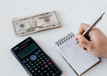 Photo by Karolina Grabowska from Pexels: https://www.pexels.com/photo/crop-anonymous-financier-planning-budget-writing-numbers-in-notebook-4386339/