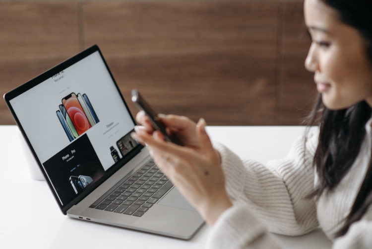Photo by Pavel Danilyuk from Pexels: https://www.pexels.com/photo/a-woman-using-a-smartphone-7190922/