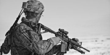 Photo by Pixabay from Pexels: https://www.pexels.com/photo/soldier-aiming-rifle-41161/