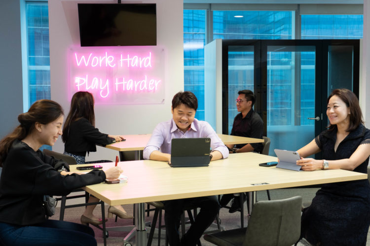 Hybrid workplace at CG-CIMB