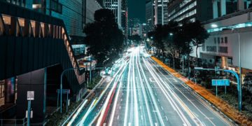 Photo by ethan p: https://www.pexels.com/photo/light-trails-on-street-in-city-13177506/