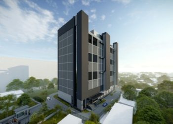 Rendering of Equinix JK1 International Business Exchange (IBX) in Jakarta, Indonesia