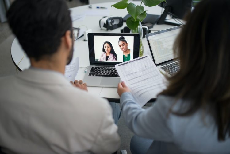 Photo by Kampus Production: https://www.pexels.com/photo/people-doing-online-job-interview-8636626/
