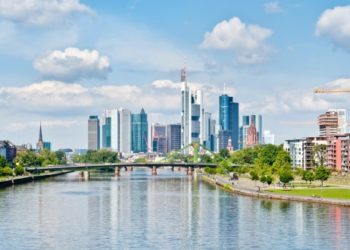 Skyline of Frankfurt, Germany