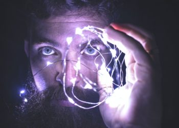 Photo by David Cassolato: https://www.pexels.com/photo/person-holding-string-lights-photo-818563/