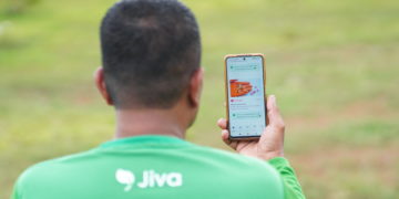 Farmer supported by Jiva