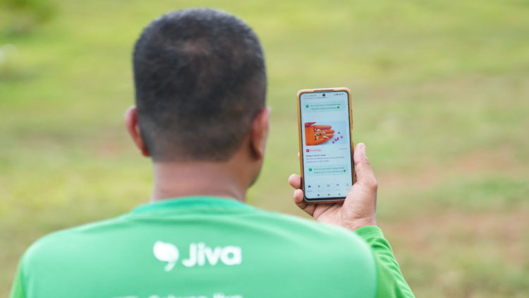 Farmer supported by Jiva