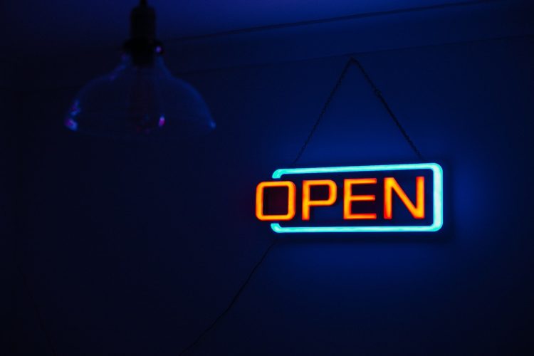 Photo by Ben Taylor: https://www.pexels.com/photo/yellow-and-teal-open-neon-signage-109998/