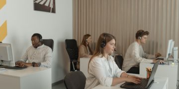 Photo by Tima Miroshnichenko: https://www.pexels.com/photo/four-people-working-in-call-center-office-5453909/