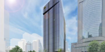 Artist impression of TYO7 designed by Nikken Sekkei Ltd.