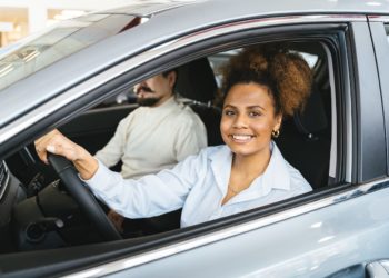 Photo by Antoni Shkraba: https://www.pexels.com/photo/smiling-woman-sitting-inside-the-car-7144214/