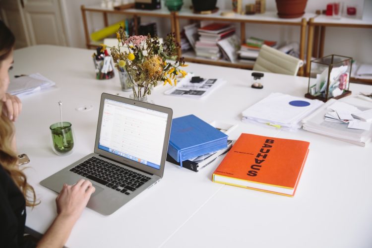 Photo by Polina Zimmerman: https://www.pexels.com/photo/photo-of-orange-book-beside-laptop-3747455/