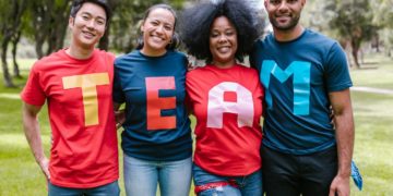 Photo by RODNAE Productions: https://www.pexels.com/photo/group-of-people-wearing-shirts-spelled-team-7551442/