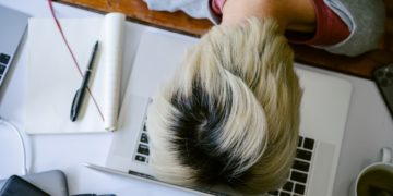 Photo by Ketut Subiyanto: https://www.pexels.com/photo/exhausted-woman-with-head-on-keyboard-4126694/