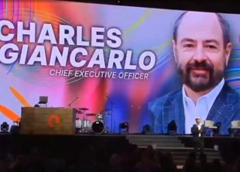 Charles Giancarlo, chairman and CEO of Pure Storage, at last week Pure//Accelarate event in Las Vegas