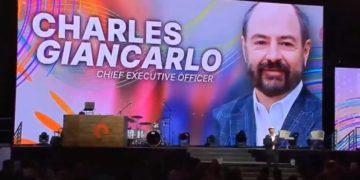 Charles Giancarlo, chairman and CEO of Pure Storage, at last week Pure//Accelarate event in Las Vegas