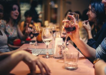 Photo by Helena Lopes: https://www.pexels.com/photo/people-drinking-liquor-and-talking-on-dining-table-close-up-photo-696218/