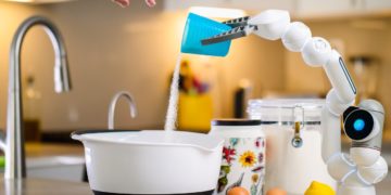 Photo by Kindel Media: https://www.pexels.com/photo/robot-hand-pouring-flour-into-white-bowl-9028872/