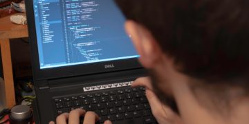 Photo by Jules Amé: https://www.pexels.com/photo/person-using-black-dell-laptop-computer-4078342/