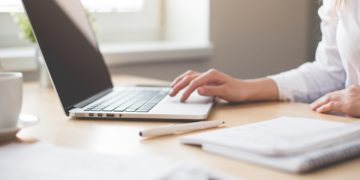 Photo by picjumbo.com: https://www.pexels.com/photo/person-using-laptop-461077/