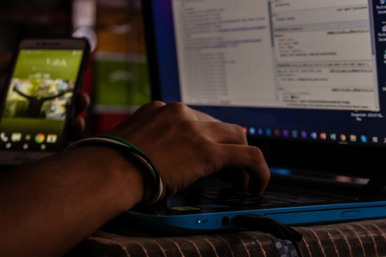 Photo by samer daboul: https://www.pexels.com/photo/person-holding-laptop-computer-1240532/