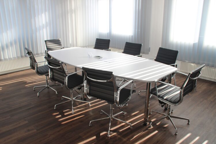 Photo by Pixabay: https://www.pexels.com/photo/white-wooden-table-with-chairs-set-416320/