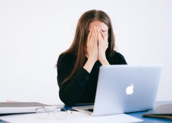 Photo by Anna Shvets: https://www.pexels.com/photo/woman-with-hands-on-her-face-in-front-of-a-laptop-4226215/
