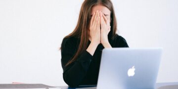 Photo by Anna Shvets: https://www.pexels.com/photo/woman-with-hands-on-her-face-in-front-of-a-laptop-4226215/
