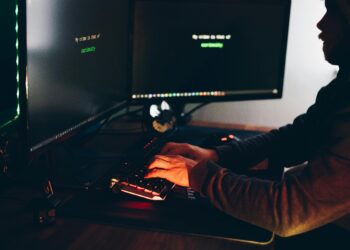 Photo by Anete Lusina: https://www.pexels.com/photo/crop-hacker-silhouette-typing-on-computer-keyboard-while-hacking-system-5240547/