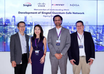 MoU- Singtel with Cisco, Fortinet and Nokia for QSN solutions (1)