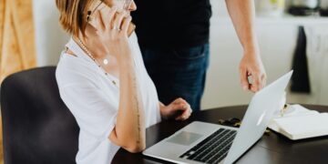 Photo by Karolina Kaboompics: https://www.pexels.com/photo/woman-using-laptop-computer-and-mobile-phone-in-an-office-4968560/