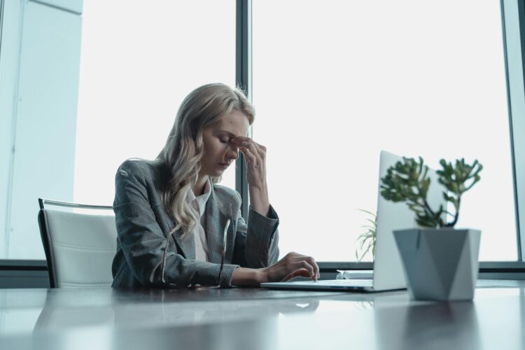Photo by Tima Miroshnichenko: https://www.pexels.com/photo/woman-stressed-at-work-5717262/