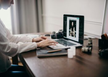Photo by cottonbro studio: https://www.pexels.com/photo/selective-focus-photography-of-woman-using-macbook-pro-3584996/