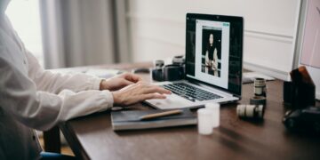 Photo by cottonbro studio: https://www.pexels.com/photo/selective-focus-photography-of-woman-using-macbook-pro-3584996/
