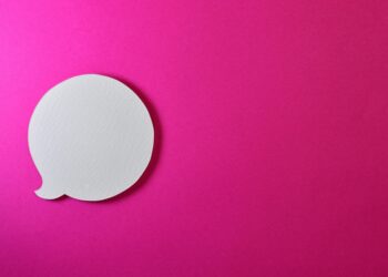 Photo by Miguel Á. Padriñán: https://www.pexels.com/photo/pink-background-with-speech-bubble-1111369/