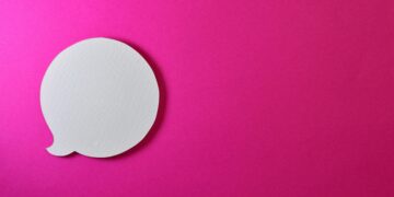 Photo by Miguel Á. Padriñán: https://www.pexels.com/photo/pink-background-with-speech-bubble-1111369/