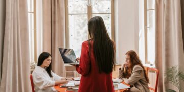 Photo by Vlada Karpovich: https://www.pexels.com/photo/women-having-a-business-meeting-8367785/
