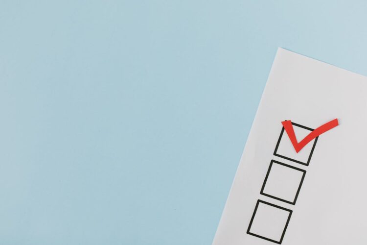 Photo by Tara Winstead: https://www.pexels.com/photo/red-check-mark-on-box-in-close-up-view-8850709/