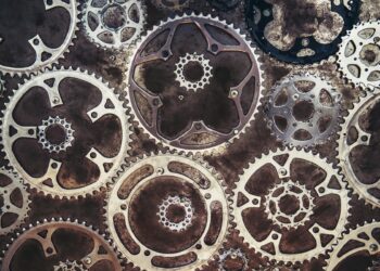 Photo by Tim Mossholder https://www.pexels.com/photo/close-up-shot-of-metal-gears-4843915/